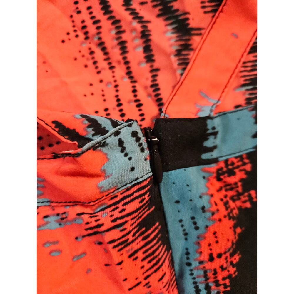 Fabletics Liza Romper in Heat Wave Print Strappy Mesh Detail Women's Large - Picture 8 of 9